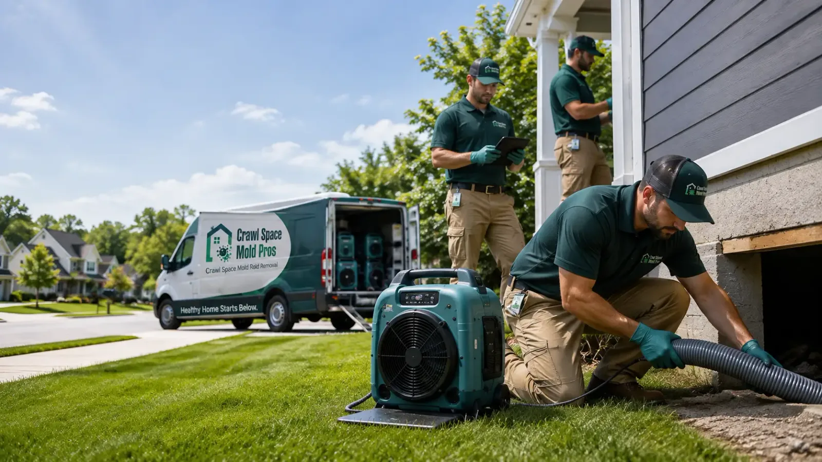 Crawl Space Mold Removal in Orestes, IN